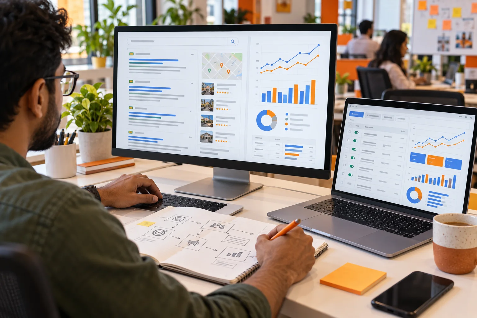 Digital marketing campaign analysis and channel planning.